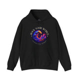 Rock Your World Moonlight Wave Crystal Hoodie – Unisex Heavy Duty Pullover Hooded Sweatshirt