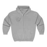 Rock Your World Moonlight Wave Crystal Zip Hoodie – Unisex Heavy Blend Full-Zip Sweatshirt