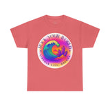 Rock Your World Retro Heatwave Crystal Sunset Crashing Wave Tee - Unisex Heavy Duty T-Shirt