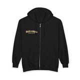 Refuse Domestication Wild Horse Zip Hoodie - Vintage Style Nature Graphic Hooded Sweatshirt