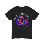 Rock Your World Moonlight Wave Crystal Tee – Heavy Duty Unisex BACK Print + Front Logo
