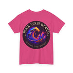 Rock Your World Moonlight Wave Crystal Tee – Heavy Duty Unisex BACK Print + Front Logo