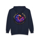Rock Your World Moonlight Wave Crystal Zip Hoodie – Unisex Heavy Blend Full-Zip Sweatshirt