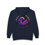 Rock Your World Moonlight Wave Crystal Zip Hoodie – Unisex Heavy Blend Full-Zip Sweatshirt