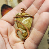 Oregon Vistaite Jasper Pendant in Copper