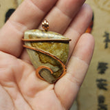 Oregon Vistaite Jasper Pendant in Copper