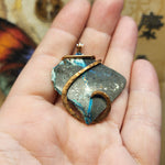 Native Copper in Matrix Pendant in Copper