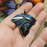 Serape Jasper Pendant in Copper