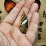 Golden Labradorite Pendant Necklace in 14kt Yellow Gold Fill