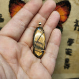 Golden Labradorite Pendant Necklace in 14kt Yellow Gold Fill