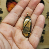 Golden Labradorite Pendant Necklace in 14kt Yellow Gold Fill