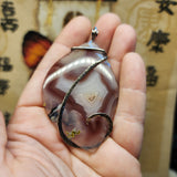 Gorgeous Large Agua Nueva Pendant in Sterling Silver