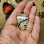 Sunstone Moonstone Pendant in 14kt Yellow Gold Fill