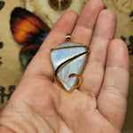 Sunstone Moonstone Pendant in 14kt Yellow Gold Fill