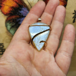 Sunstone Moonstone Pendant in 14kt Yellow Gold Fill