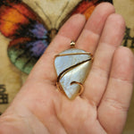 Sunstone Moonstone Pendant in 14kt Yellow Gold Fill