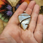 Sunstone Moonstone Pendant in 14kt Yellow Gold Fill