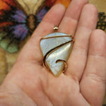 Sunstone Moonstone Pendant in 14kt Yellow Gold Fill
