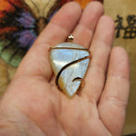 Sunstone Moonstone Pendant in 14kt Yellow Gold Fill