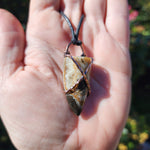 Oregon Zeolite Crystal Tooth Pendant in Copper