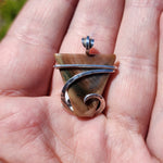 Colorful Royal Imperial Jasper Pendant in Sterling Silver