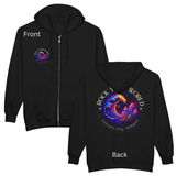 Rock Your World Moonlight Wave Crystal Zip Hoodie – Unisex Heavy Blend Full-Zip Sweatshirt 2026