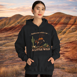 Refuse Domestication Wild Horse Hoodie - Feral Nature Graphic Sweatshirt