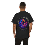 Rock Your World Moonlight Wave Crystal Tee – Heavy Duty Unisex BACK Print + Front Logo