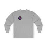 Rock Your World Moonlight Wave Crystal Long Sleeve – Unisex Heavy Cotton BACK Print + Front Logo - 2026 Design