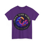 Rock Your World Moonlight Crystal Wave Tee - Unisex Heavy Duty