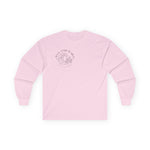 Rock Your World Moonlight Wave Crystal Long Sleeve Shirt – Unisex Heavy Cotton BACK Print + Front Logo