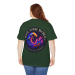 Rock Your World Moonlight Wave Crystal Tee – Heavy Duty Unisex BACK Print + Front Logo