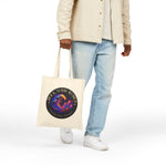 Rock Your World Moonlight Wave Crystal Tote – 15x16 Canvas Bag