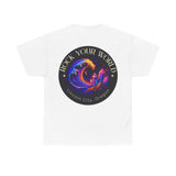 Rock Your World Moonlight Wave Crystal Tee – Heavy Duty Unisex BACK Print + Front Logo