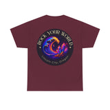 Rock Your World Moonlight Wave Crystal Tee – Heavy Duty Unisex BACK Print + Front Logo