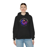 Rock Your World Moonlight Wave Crystal Hoodie – Unisex Heavy Duty Pullover Hooded Sweatshirt