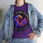 Rock Your World Moonlight Crystal Wave Tee - Unisex Heavy Duty