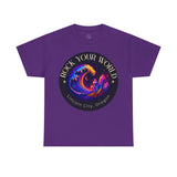 Rock Your World Moonlight Crystal Wave Tee - Unisex Heavy Duty