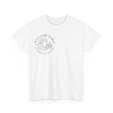 Rock Your World Moonlight Wave Crystal Tee – Heavy Duty Unisex BACK Print + Front Logo
