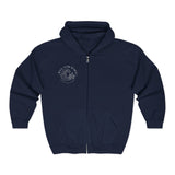 Rock Your World Moonlight Wave Crystal Zip Hoodie – Unisex Heavy Blend Full-Zip Sweatshirt