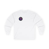 Rock Your World Moonlight Wave Crystal Long Sleeve – Unisex Heavy Cotton BACK Print + Front Logo - 2026 Design