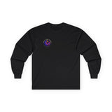 Rock Your World Moonlight Wave Crystal Long Sleeve – Unisex Heavy Cotton BACK Print + Front Logo - 2026 Design