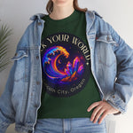 Rock Your World Moonlight Crystal Wave Tee - Unisex Heavy Duty