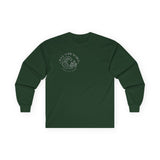 Rock Your World Moonlight Wave Crystal Long Sleeve Shirt – Unisex Heavy Cotton BACK Print + Front Logo