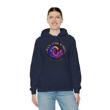 Rock Your World Moonlight Wave Crystal Hoodie – Unisex Heavy Duty Pullover Hooded Sweatshirt