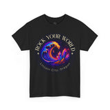 Rock Your World Moonlight Crystal Wave Tee - Unisex Heavy Duty
