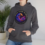 Rock Your World Moonlight Wave Crystal Hoodie – Unisex Heavy Duty Pullover Hooded Sweatshirt