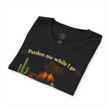 Refuse Domestication Wild Horse V-Neck T-Shirt - Nature Rebel Graphic Tee