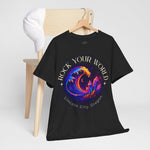 Rock Your World Moonlight Crystal Wave Tee - Unisex Heavy Duty