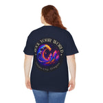 Rock Your World Moonlight Wave Crystal Tee – Heavy Duty Unisex BACK Print + Front Logo